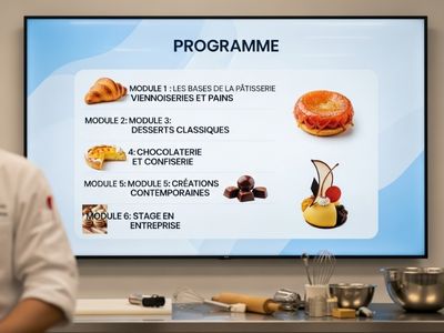 Programme du CAP Pâtisserie en lycée professionnel